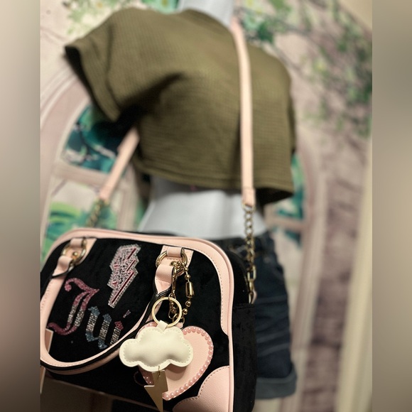 Juicy Couture Customized Bag Bling Rhinestone Y2K NEW Rare - Picture 4 of 9